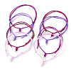 40Pcs 4 Colors Adjustable Nylon Cord Bracelets Making BJEW-TA00673-2