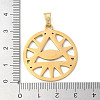 201 Stainless Steel Pendants LS-STAS-D041-13G-3