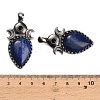 Dyed Natural Lapis Lazuli Pendants GG-CBACC2B-05AS-02-3