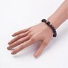Natural Lava Rock Beaded Stretch Bracelets BJEW-JB02618-01-3