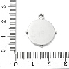 304 Stainless Steel Pendant Cabochon Settings STAS-G361-05P-3