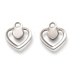201 Stainless Steel Charms STAS-B001-02P-2