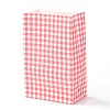 Rectangle with Tartan Pattern Paper Bags CARB-Z001-01B-3