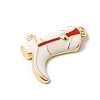 Brass Enamel Pendants KK-H267-113G-3