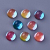 Flat Back K9 Glass Cabochons RGLA-F062-D-1