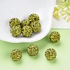 Pave Disco Ball Beads X-RB-A130-10mm-2-6
