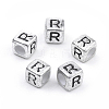 Plated Acrylic Beads X1-PB43C9308-R-1