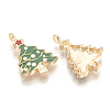 Alloy Enamel Pendants ENAM-S115-003-2