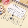 10Pcs Aluminum with Rock Climbing Carabiners AJEW-SZ0002-58A-3
