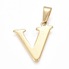 304 Stainless Steel Pendants STAS-F106-95G-V-1