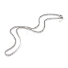 304 Stainless Steel Diamond Cut Cuban Link Chain Necklaces NJEW-JN03368-01-1