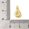 Real 18K Gold Plated Rack Plating Brass Micro Pave Cubic Zirconia Pendants KK-S396-02A-3