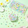 36Pcs 6 Colors Opaque Acrylic Beads MACR-YW0003-24A-4