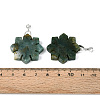 Natural Indian Agate Pendants G-T144-12I-3