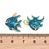 Brass Enamel Pendants KK-CBA3297-05B-G03-3