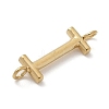 304 Stainless Steel Letter Connector Charms LS-STAS-M108-01G-09-2