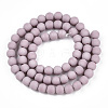 Opaque Glass Beads Strands GLAA-T032-P6mm-MD07-3