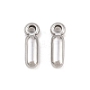 304 Stainless Steel Pendants STAS-S186-12I-P01-1