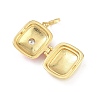 Brass Enamel Photo Locket Pendants KK-A303-19C-G-3