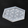 DIY Life of Flower Textured Cup Mat Silicone Molds LS-SIMO-H009-05G-5