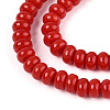 Opaque Spray Painted Glass Beads GLAA-ZX008-4mm-18N-3