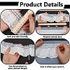10 Yards Cloth Wrinkle Elastic Lace Trim OCOR-FG0002-61-4