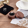 Round Wood Ring Storage Boxes CON-WH0087-59A-5