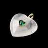 Natural Quartz Crystal Pendants X-G-C274-04I-3