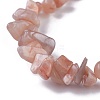 Natural Sunstone Beads Stretch Bracelets BJEW-JB04152-01-2