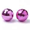 Color Plated Acrylic Beads X-PACR-R241-02E-2