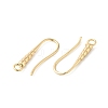 Brass Earring Hooks KK-P234-17G-2