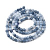 Natural Blue Opal Beads Strands G-P603-C-3mm-04-3