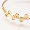 Brass Cuff Bangle BJEW-P168-B17-2