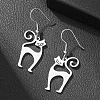 304 Stainless Steel Dangle Earrings FS-WGAFF5E-06-1