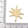 304 Stainless Steel Connector Charms STAS-B108-10G-3