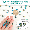 ARRICRAFT Synthetic Malachite Beads Strands G-AR0002-62-2