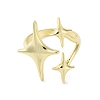Brass Star Open Cuff Ring for Women LS-RJEW-A042-01B-2