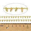 Handmade Brass Cube Link Chains CHC-L053-10G-02-2