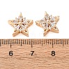 Brass Micro Pave Cubic Zirconia Beads CU-CBAEC99-31G-01-3