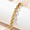 304 Stainless Steel Rolo Chain Bracelets for Women BJEW-A160-05G-3