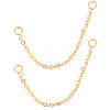 20Pcs Brass Chain Links/Connectors KK-BBC0021-47-1