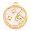 Alloy Enamel Pendants X1-ENAM-T021-03B-1