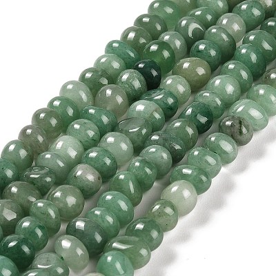 Natural Green Aventurine Beads Strands G-G053-C08-01-1