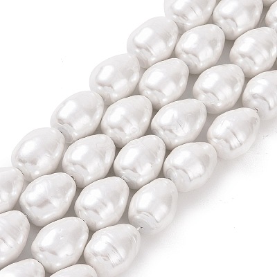 Shell Pearl Beads Strands BSHE-F013-11A-1
