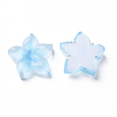 Transparent Epoxy Resin Cabochons X-CRES-S365-23B-1