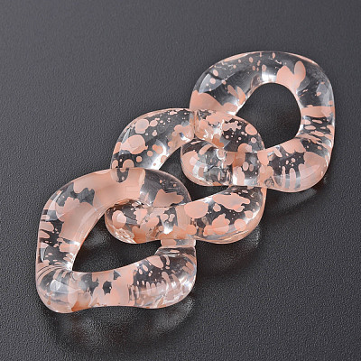 Transparent Acrylic Linking Rings OACR-N009-016A-06-1