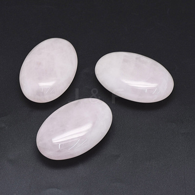 Natural Rose Quartz Healing Massage Palm Stones G-P415-65-1