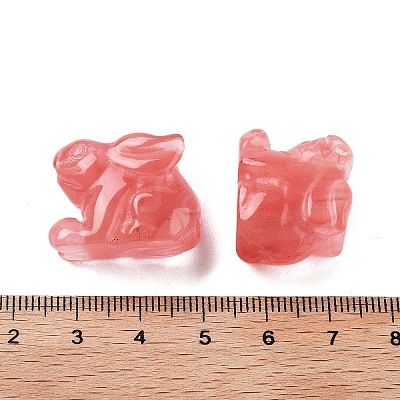 Natural & Synthetic Gemstone Carved Figurines DJEW-L023-E-1