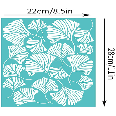 Self-Adhesive Silk Screen Printing Stencil X1-DIY-WH0338-010-1