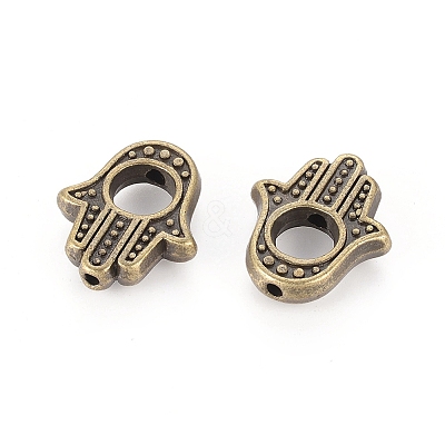 Tibetan Style Alloy Bead Frames LS-TIBEB-LF0265YKG-AB-FF-1